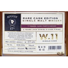RARE CASK W.11 FINITION JACK DANIEL'S